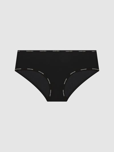 Calvin Klein Underwear HU082805 | Calvin Klein Sheer Marquisette Női Csípő Bugyi Fekete
